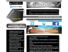 Tablet Screenshot of informe25.com